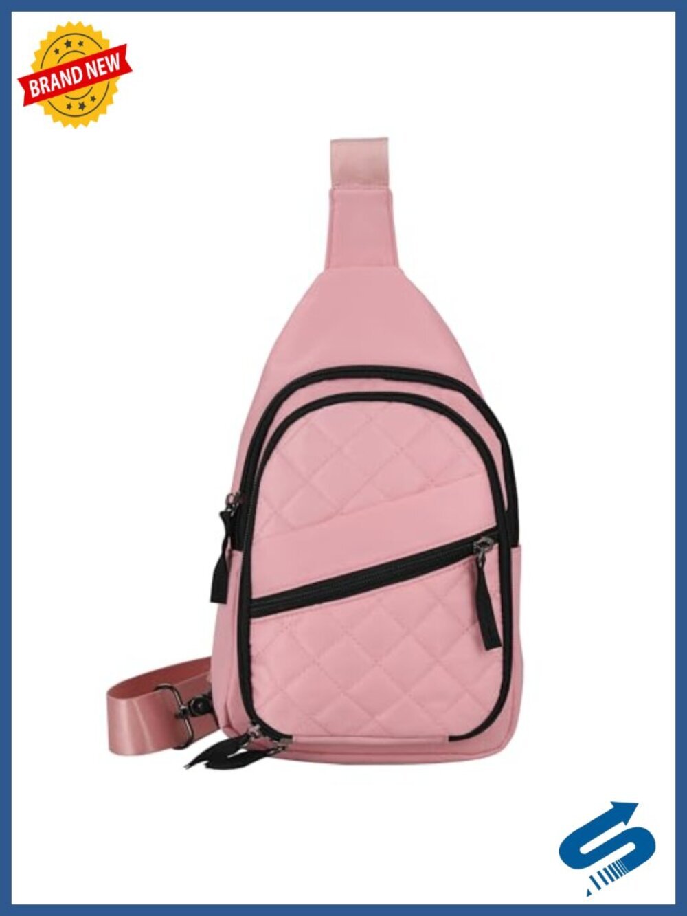 Concealed Carry Nylon Sling Backpack with RFID Protection & EDC Pouch
